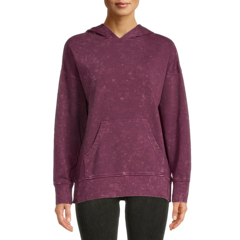 Avia Women’s Long Sleeve Acid Wash Hoodie size medium (8-10)